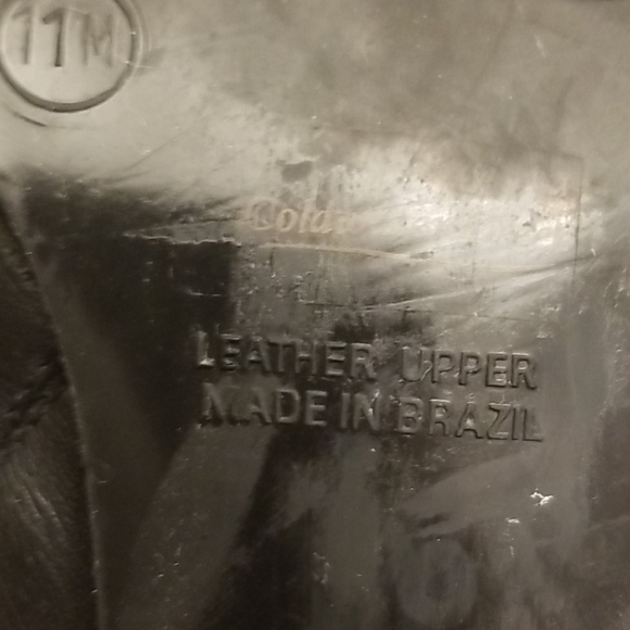 🍒Black leather ankle boots 💚 - Picture 8 of 9